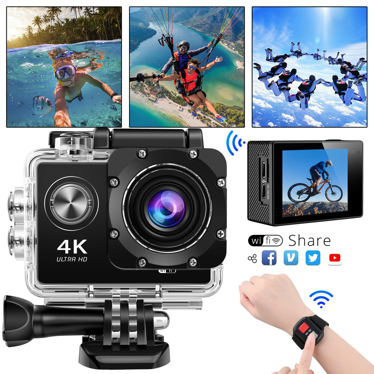 CAMARA GO - PRO SPORTS ULTRA HD 4K